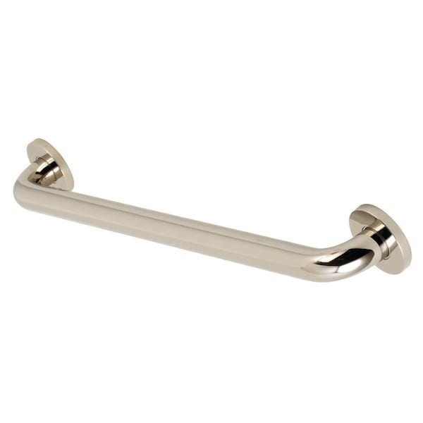 Contemporary DR514246 Meridian 24" Decorative ADA Grab Bar, Polished Nickel, 26.81 L, Brass